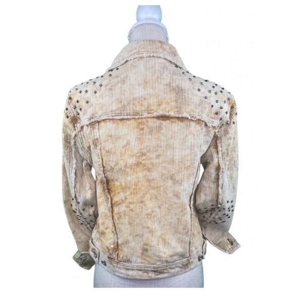 𝅺CORDUROY Relaxed Fit Studded Jacket - Picture 9 of 15